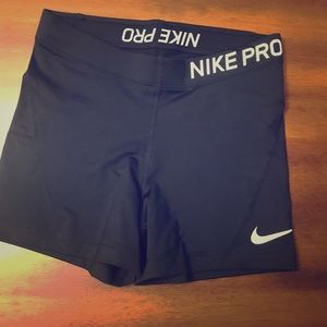 Women’s Nike Pro spandex athletic shorts